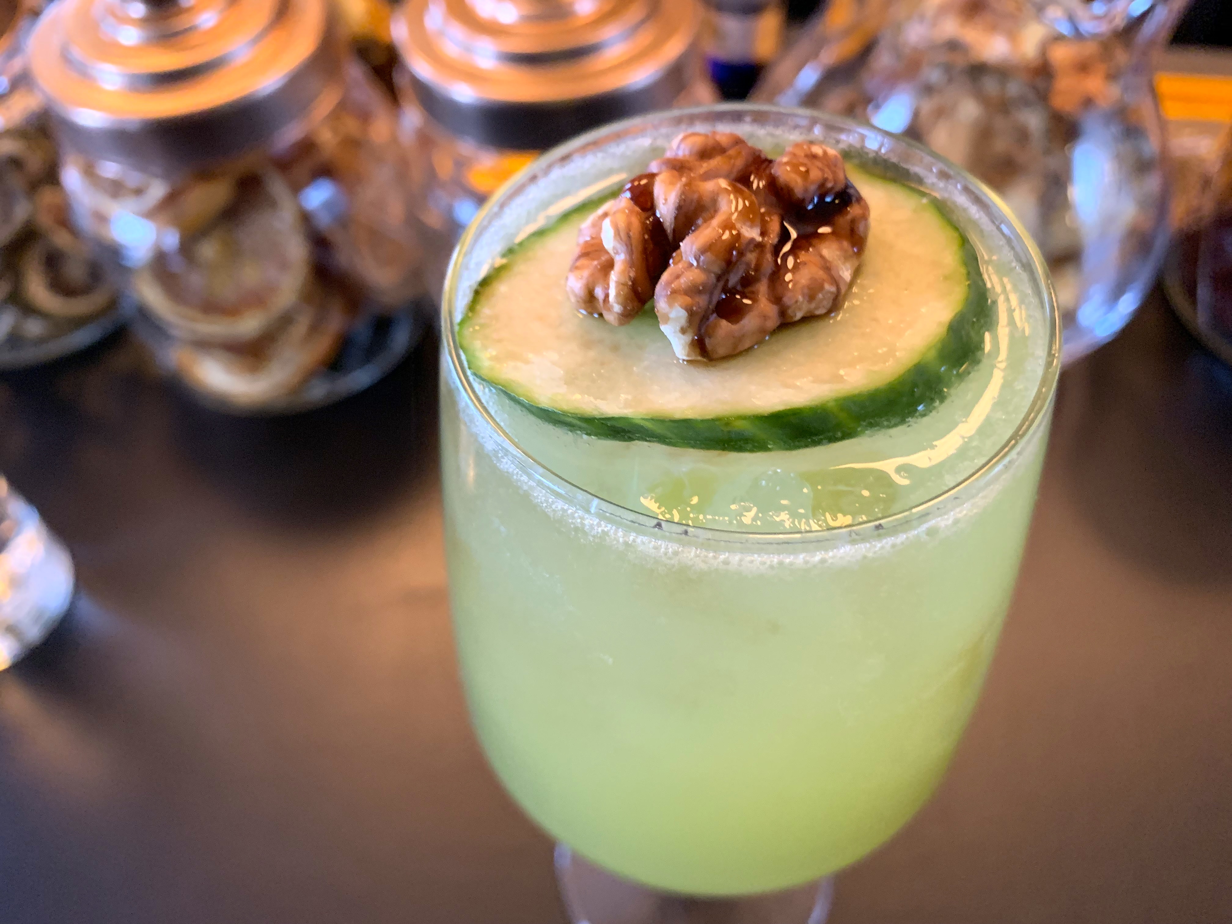 cucumber cocktail at 1905 52 Martinis